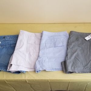 4 pcs womens old navy shorts
